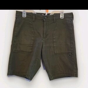 Oakley Olive Green Workwear Shorts